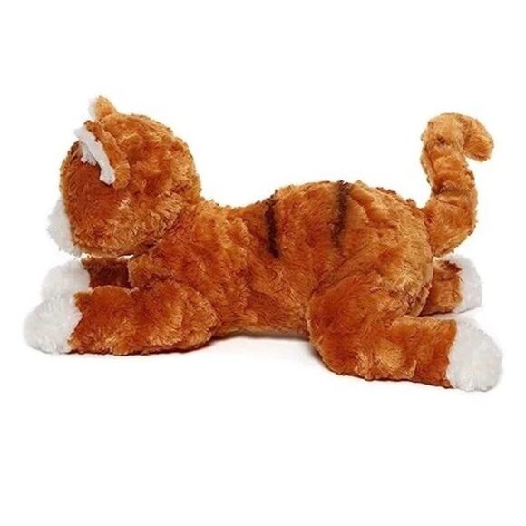 GUND Tabby Plush Stuffed Cat Orange/White Striped Blue Eyes Sienna Kitten Vtg - Picture 4 of 11